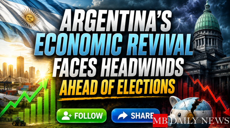 Argentina's Economic Revival Faces Headwinds Ahead of Elections