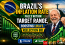 Brazil's Inflation Rate Falls Within Target Range, Boosting Lula's Reelection Bid