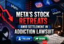 Meta's Stock Retreats Amid Settlement in Addiction Lawsuit