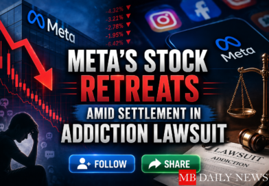 Meta's Stock Retreats Amid Settlement in Addiction Lawsuit