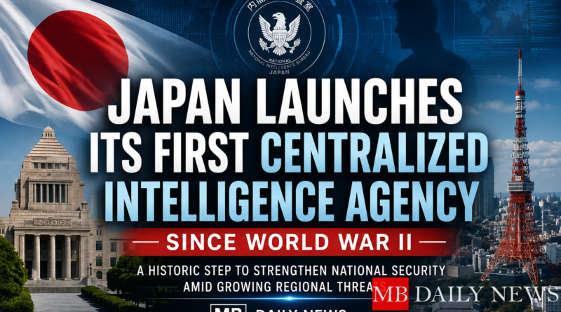 Japan Lauches National Centralized Intelligence