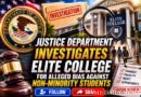 Justice Department Investigates Elite College for Alleged Bias Against Non-Minority Students