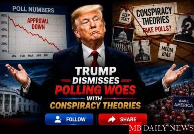 Trump Dismisses Polling Woes with Conspiracy Theories