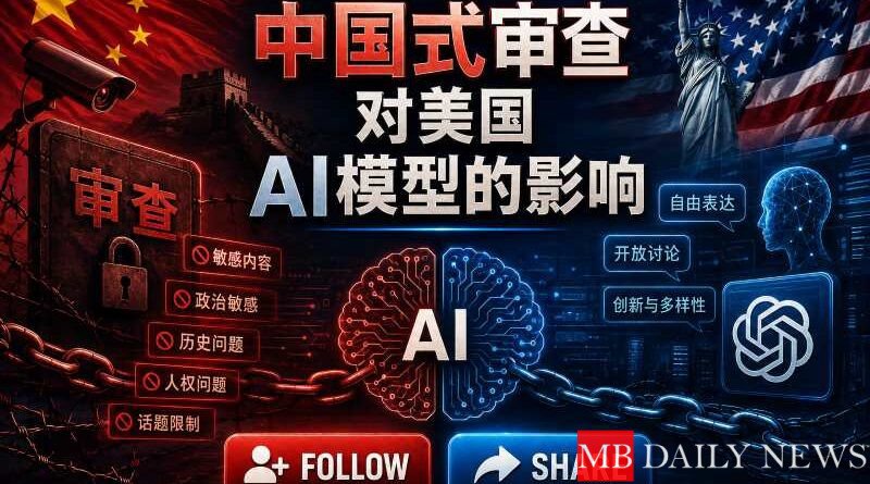 中国式审查对美国AI模型的影响