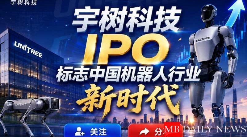 宇树科技IPO标志中国机器人行业新时代