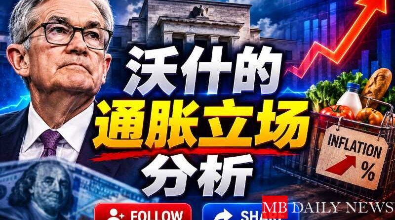 沃什的通胀立场分析